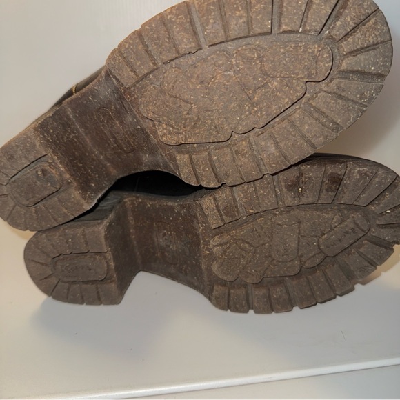 Korks Elsie Black Leather Chelsea Ankle Women’s Block Heel Boots Size:8.5 - Picture 9 of 13